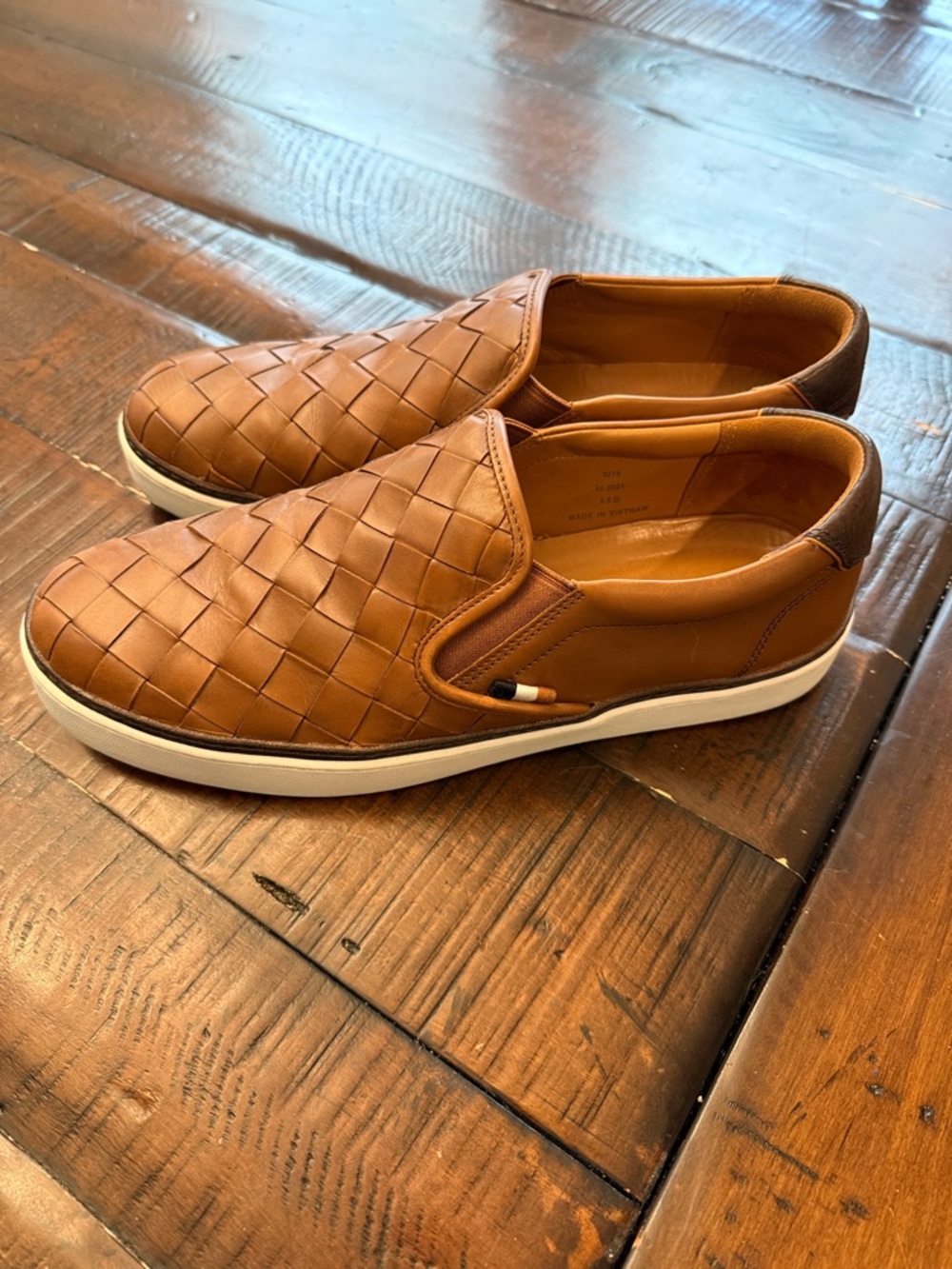Allen Edmonds Men’s Oliver Woven Slip-On Casual Sneakers - Tan